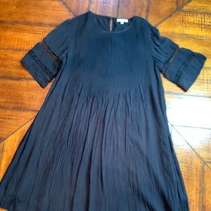 Black Pleated Dress from Aritzia!